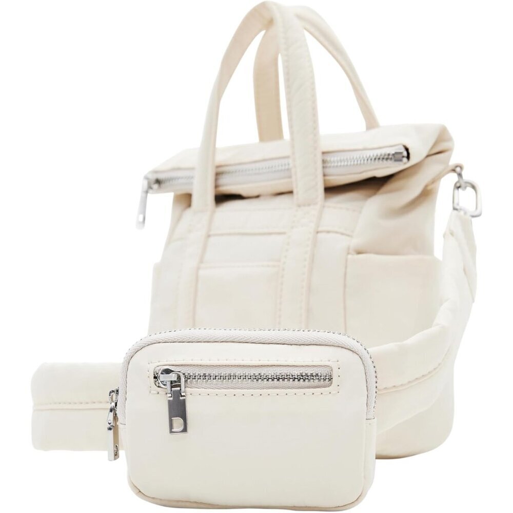 Modular Nylon Bag Womens Small Compact Crossbody with Pockets - Picture 3 of 4